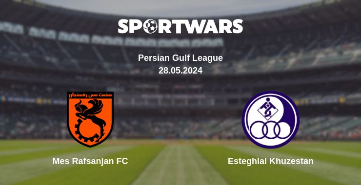 Where to watch the match Mes Rafsanjan FC - Esteghlal Khuzestan