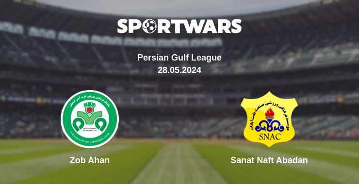 Where to watch the match Zob Ahan - Sanat Naft Abadan