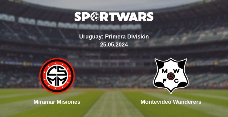 Where to watch the match Miramar Misiones - Montevideo Wanderers