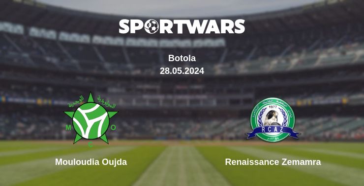 Where to watch the match Mouloudia Oujda - Renaissance Zemamra