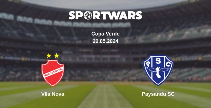 Where to watch the match Vila Nova - Paysandu SC