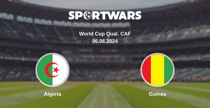 Where to watch the match Algeria - Guinea