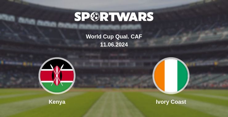 Where to watch the match Kenya - Ivory Coast