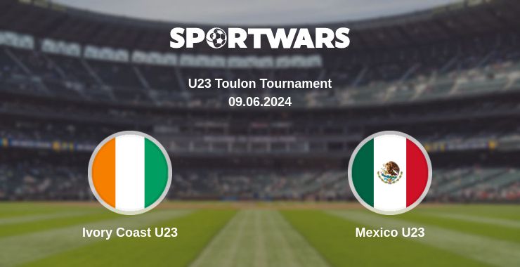 Where to watch the match Ivory Coast U23 - Mexico U23