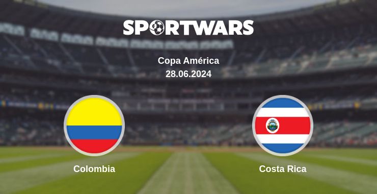 Where to watch the match Colombia - Costa Rica