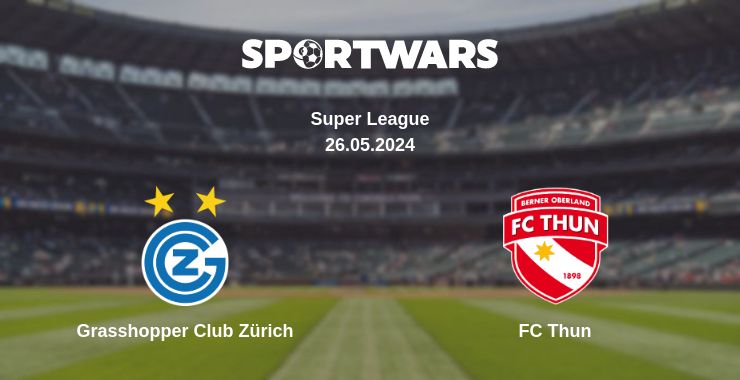 Where to watch the match Grasshopper Club Zürich - FC Thun