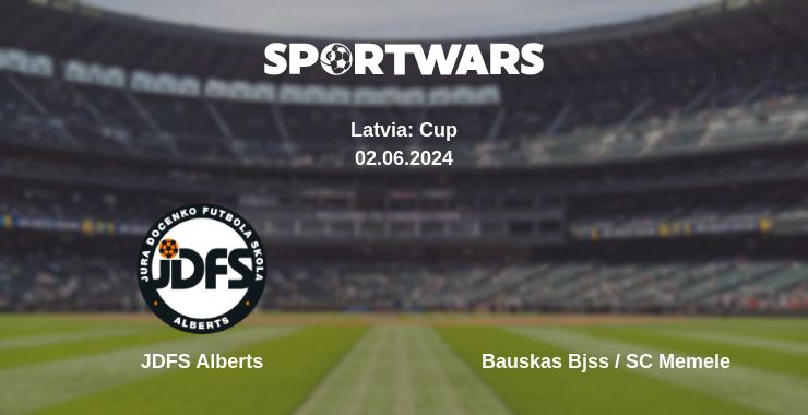 Where to watch the match JDFS Alberts - Bauskas Bjss / SC Memele