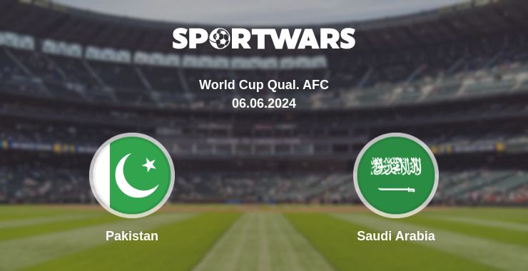 Where to watch the match Pakistan - Saudi Arabia