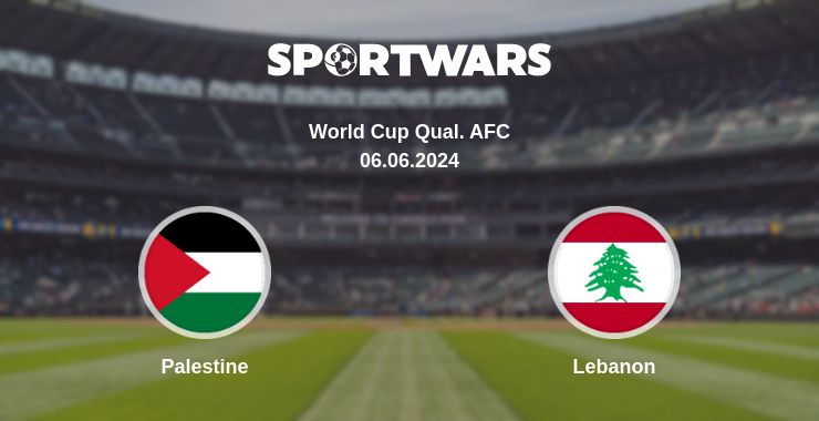 Where to watch the match Palestine - Lebanon