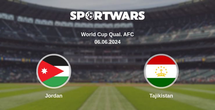 Where to watch the match Jordan - Tajikistan