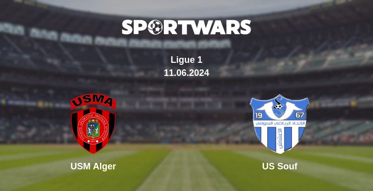 Where to watch the match USM Alger - US Souf