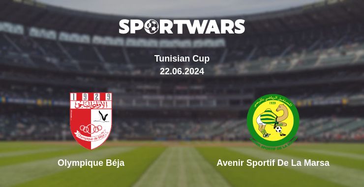 Where to watch the match Olympique Béja - Avenir Sportif De La Marsa