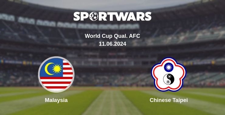 Where to watch the match Malaysia - Chinese Taipei