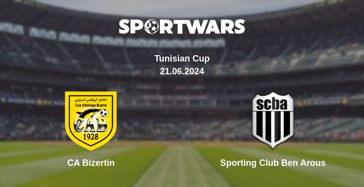 Where to watch the match CA Bizertin - Sporting Club Ben Arous