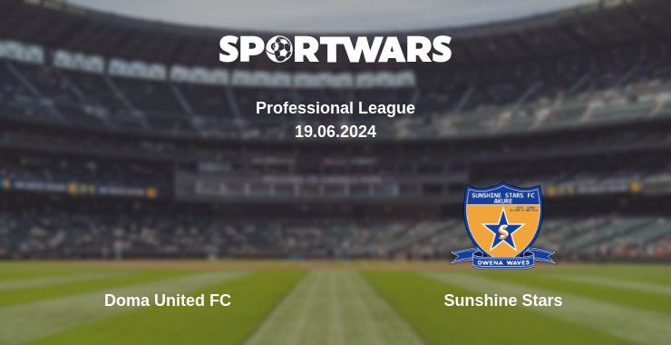 Where to watch the match Doma United FC - Sunshine Stars