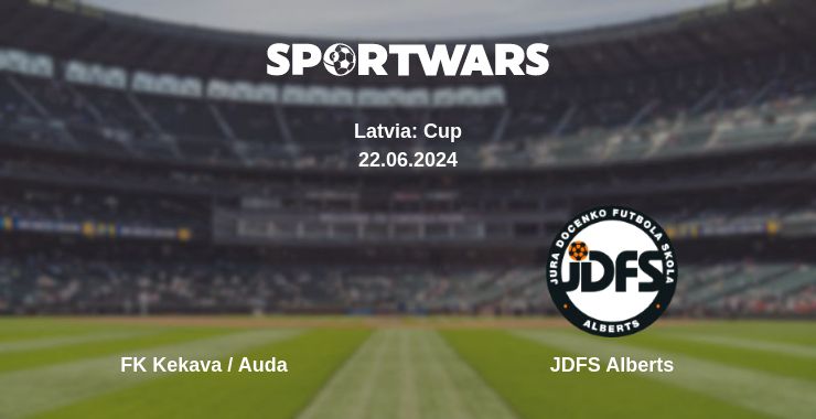 Where to watch the match FK Kekava / Auda - JDFS Alberts