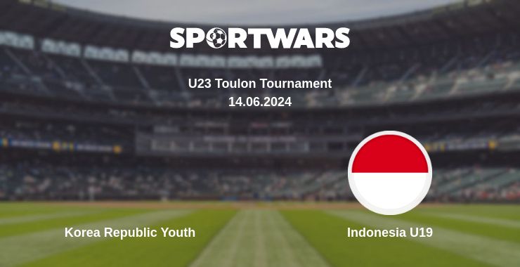 Where to watch the match Korea Republic Youth - Indonesia U19