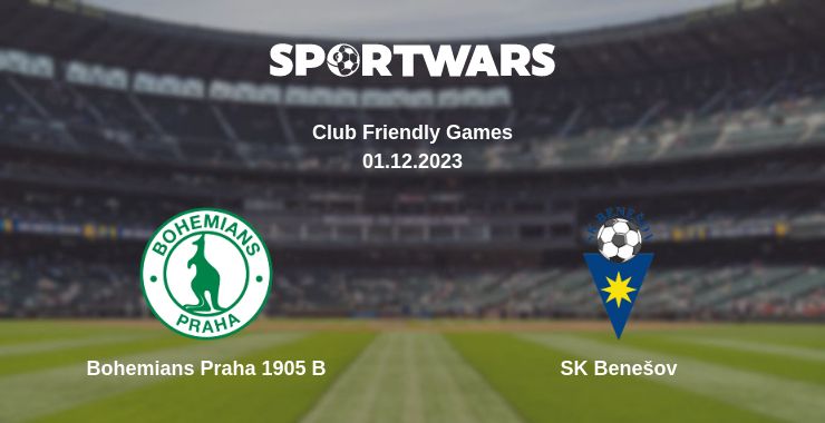 Where to watch the match Bohemians Praha 1905 B - SK Benešov