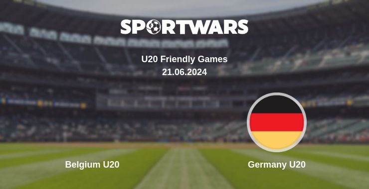 Where to watch the match Belgium U20 - Germany U20