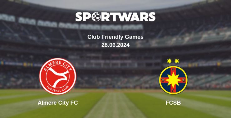 Where to watch the match Almere City FC - FCSB