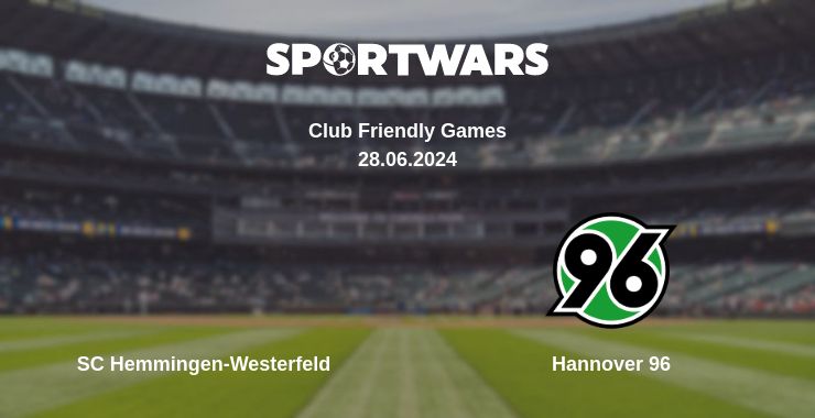 Where to watch the match SC Hemmingen-Westerfeld - Hannover 96