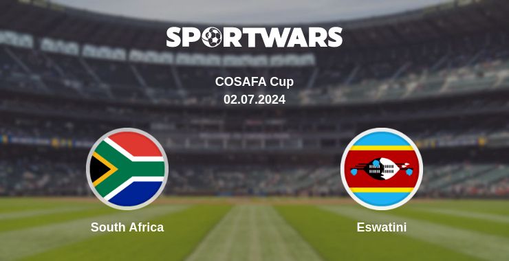 Where to watch the match South Africa - Eswatini