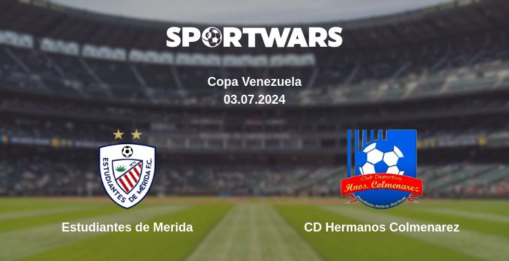 Where to watch the match Estudiantes de Merida - CD Hermanos Colmenarez