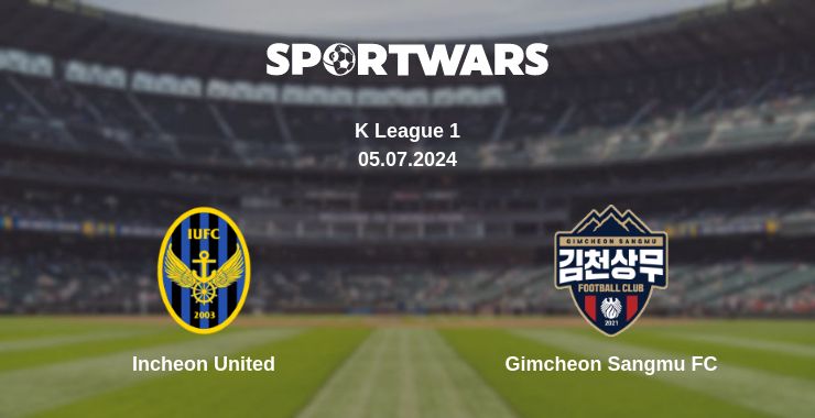 Where to watch the match Incheon United - Gimcheon Sangmu FC