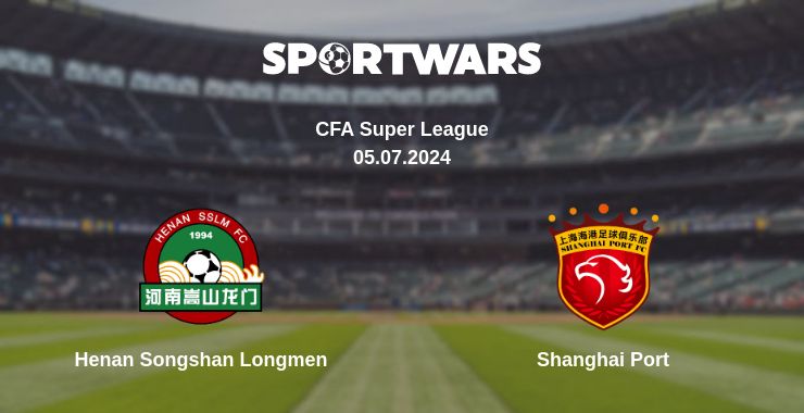 Where to watch the match Henan Songshan Longmen - Shanghai Port