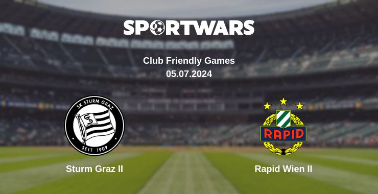 Where to watch the match Sturm Graz II - Rapid Wien II