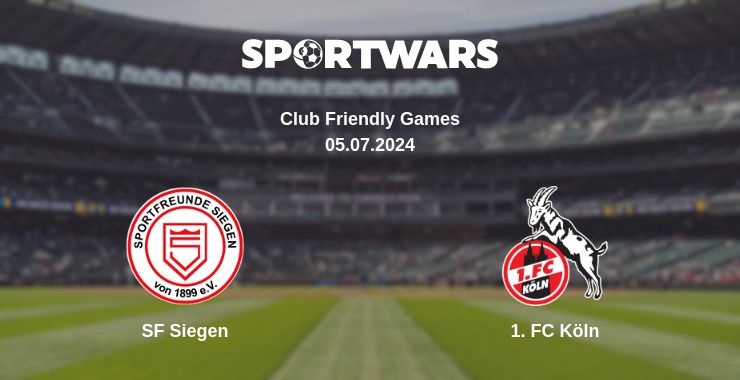 Where to watch the match SF Siegen - 1. FC Köln