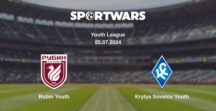 Where to watch the match Rubin Youth - Krylya Sovetov Youth