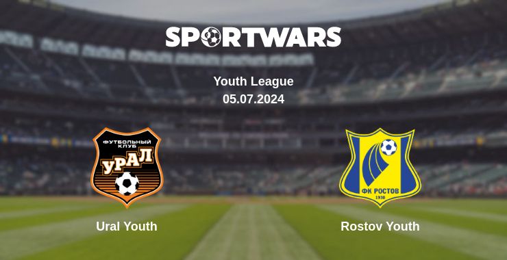 Where to watch the match Ural Youth - Rostov Youth