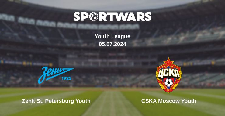 Where to watch the match Zenit St. Petersburg Youth - CSKA Moscow Youth