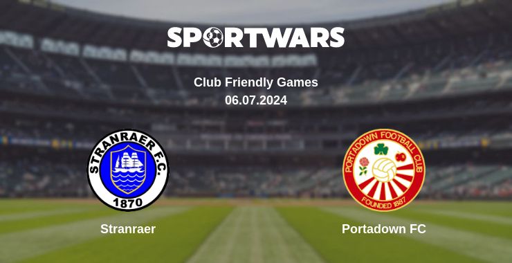 Where to watch the match Stranraer - Portadown FC