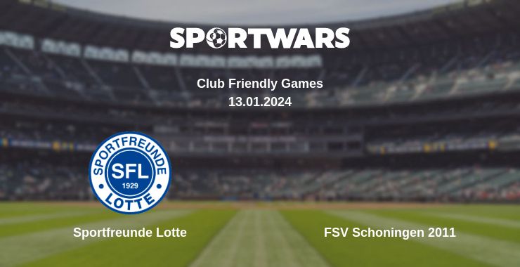 Where to watch the match Sportfreunde Lotte - FSV Schoningen 2011