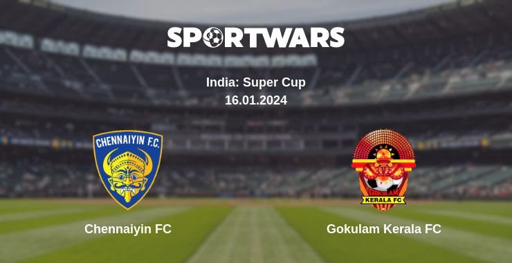 Where to watch the match Chennaiyin FC - Gokulam Kerala FC