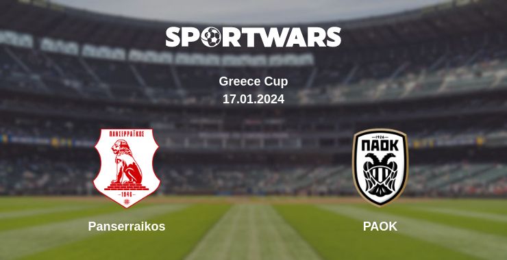 Where to watch the match Panserraikos - PAOK