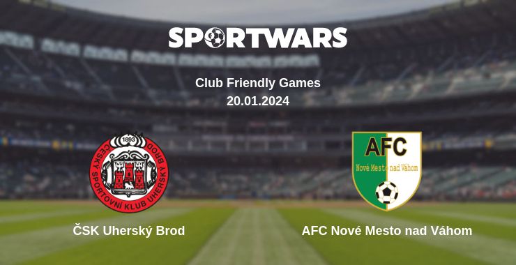 Where to watch the match ČSK Uherský Brod - AFC Nové Mesto nad Váhom