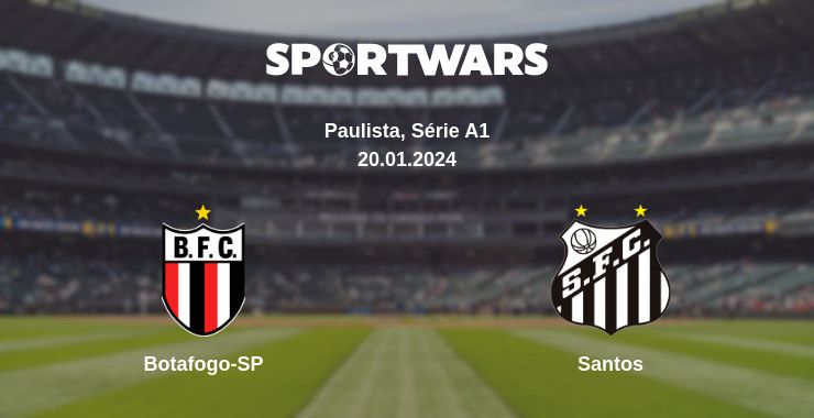 Where to watch the match Botafogo-SP - Santos