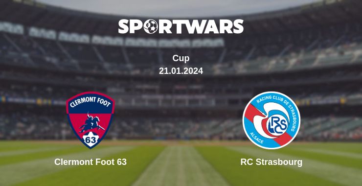 Where to watch the match Clermont Foot 63 - RC Strasbourg