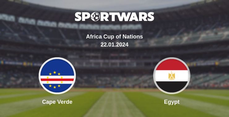 Where to watch the match Cape Verde - Egypt