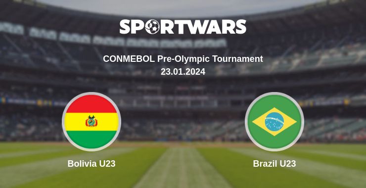 Where to watch the match Bolivia U23 - Brazil U23