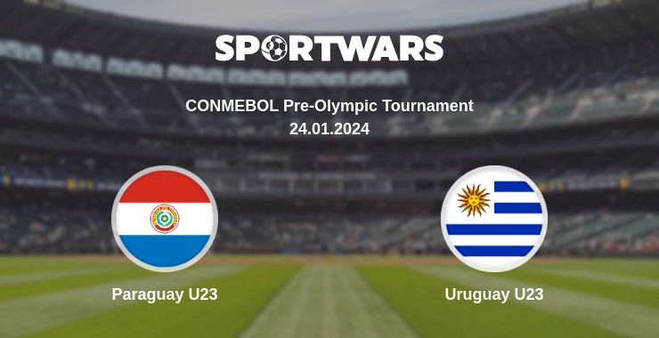 Where to watch the match Paraguay U23 - Uruguay U23