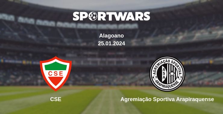 Where to watch the match CSE - Agremiação Sportiva Arapiraquense