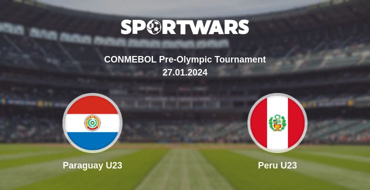 Where to watch the match Paraguay U23 - Peru U23