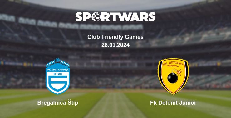 Where to watch the match Bregalnica Štip - Fk Detonit Junior