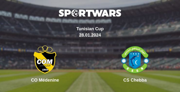 Where to watch the match CO Médenine - CS Chebba