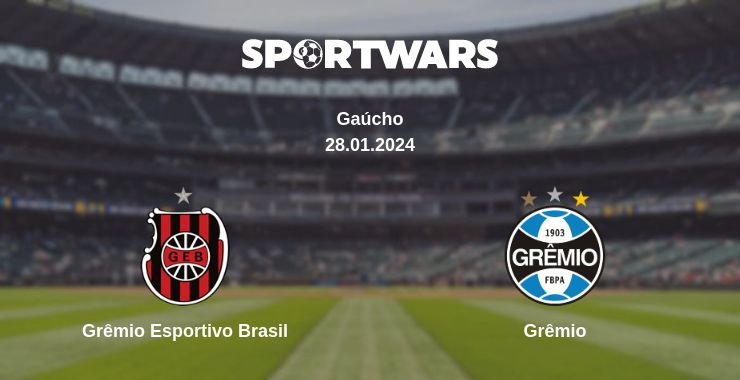 Where to watch the match Grêmio Esportivo Brasil - Grêmio