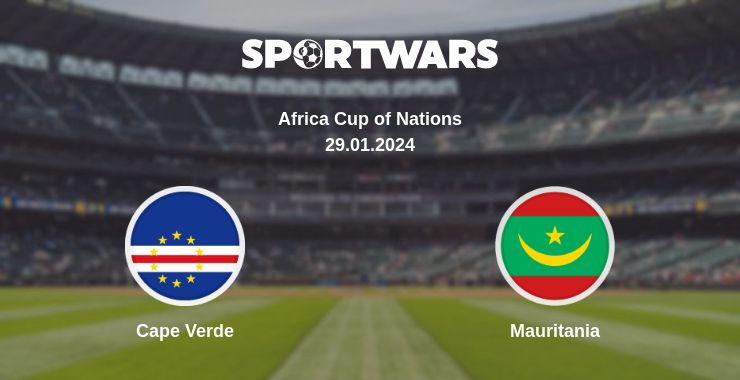 Where to watch the match Cape Verde - Mauritania